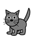 we really do have a cat that looks and acts like this